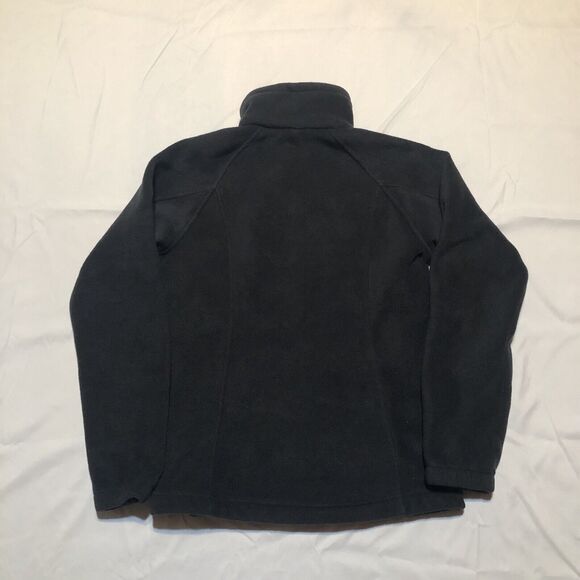 Columbia Womens Full Zip Up Fleece Jacket Long Sleeve Mock Neck Black SZ S EUC - Picture 2 of 11